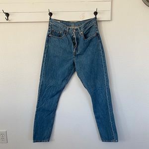 Levi’s 501 High Waisted Skinny Jeans Size 27
